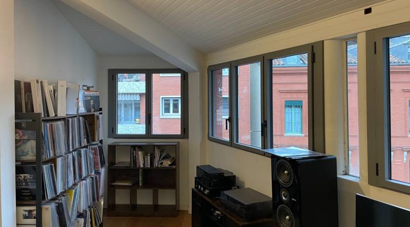 Vente et pose de fenêtres en aluminium sur mesure Kline - Installation réalisée par Eco Fenêtres 31140- Périmètre d'intervention possible sur Pibrac, Grenade, Fronton, Portet-sur-Garonne ...