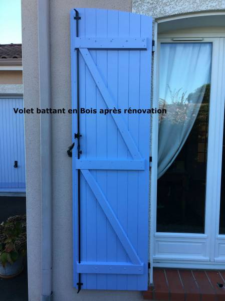 Fourniture et pose de volet battant en Bois sur la commune de Montberon (31140)